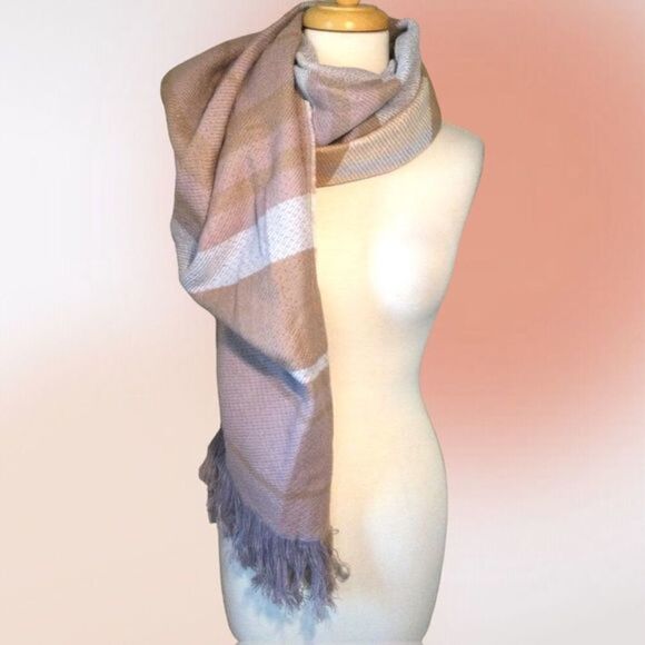 ISA & Stef Reversible Oblong Muffler Scarf Wrap‎ One Size NWT - Picture 5 of 13